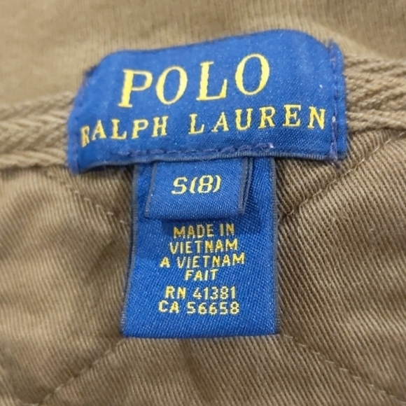 POLO Ralph Lauren boys army green sweatshirt sz 8 - Picture 6 of 7